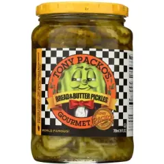 Tony Packo's Pickles Bread and Butter - Case of 12/24 oz