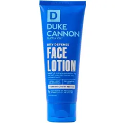 Duke Cannon Dry Defense Face Lotion - Hydrating Gel-Cream Moisturizer for Men - 3 fl. oz