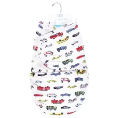 Hudson Baby Plush Faux Fur Swaddle Wrap, Going Places, 0-3 Months