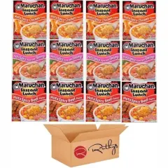 Maruchan Ramen Noodle Cup Soup Instant Variety 12 Count - Assorted Flavors Mix 4