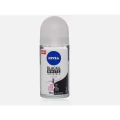 Nivea Women Black & White Invisible Clear Roll On 1.7oz (3 Pack)