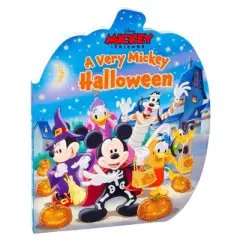Disney Mickey & Friends: A Very Mickey Halloween - (Shaped Board Books) by  Dienesa Le (Board Book)