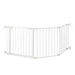 Tramull Custom Fit Auto Close ConfigureGate Hardware Mounted Gate - White