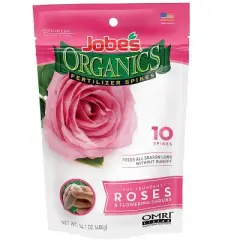 Jobe's Organic Spikes Roses Root Feeder 14.1 oz