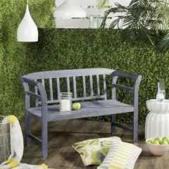 Porterville 2 Seat Bench - Outdoor - Safavieh
