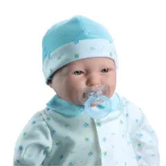 JC Toys La Baby 20" Baby Doll - Blue Outfit with Pacifier