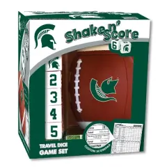 MasterPieces Officially Licensed NCAA Michigan State Spartans Shake N' Score Dice Game for Age 6 and Up