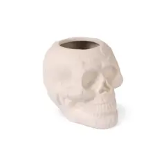 Terracotta Skull Vessels White - Bullseye's Playground&trade;