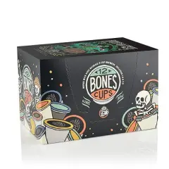 Bones Coffee Irish Cream Nutty Flavor 12ct Single-Serve Bones Cups Coffee Pods Compatible with Keurig Coffee Maker
