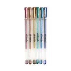 Altitude 6pk Gel Pens 0.7mm Multicolor Ink