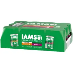 IAMS Proactive Health Chicken and Beef Flavor Chunks in Gravy Wet Dog Food - 9.75lbs/12pk