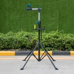 Yaheetech Folding Adjustable Bike Repair Stand, Black