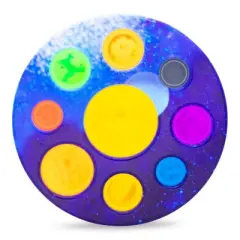 Toynk Pop Fidget Toy Solar System 9-Button Bubble Popping Game