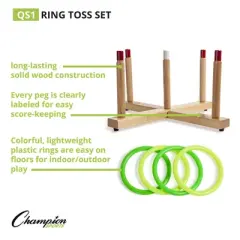 Champion Sports Quality Ring Toss Set
