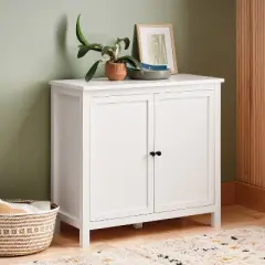 Traditional Multipurpose Storage Cabinet Multipurpose Classic White - Room Essentials&trade;