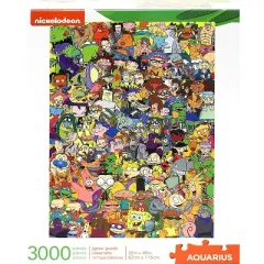 Aquarius Puzzles Nickelodeon Cast 3000 Piece Jigsaw Puzzle