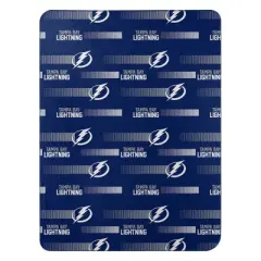 NHL Tampa Bay Lightning Double Sided Cloud Throw Blanket