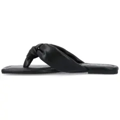 Journee Collection Womens Ares Tru Comfort Foam Light Puff Flip Flop Sandals