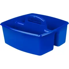 Storex Large Caddy, Blue, Pack of 3