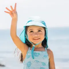 Green Sprouts Baby/Toddler UPF 50+ Eco Flap Hat