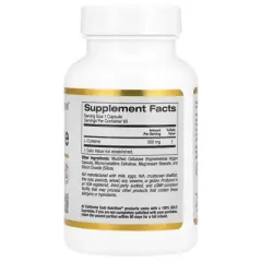 California Gold Nutrition L-Cysteine, AjiPure&reg;, 500 mg, 60 Veggie Capsules