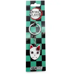 Surreal Entertainment Demon Slayer Tanjiro Kamado Fox Mask Enamel Pendant Keychain