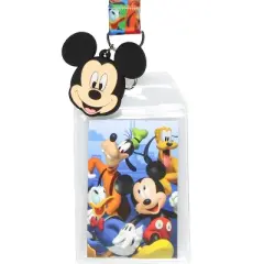 Disney Mickey and Friends The Cool Crew Lanyard with ID Badge Holder