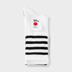 Women's Ribbed 5pk Crew Socks - Dealworthy&trade; 4-10
