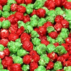 Holiday Red & Green Popcorn by It's Delish