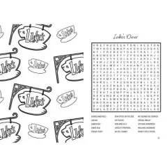 Gilmore Girls Word Search and Coloring Book - (Coloring Book & Word Search) by  Editors of Thunder Bay Press (Paperback)