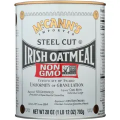 McCann Steel Cut Irish Oatmeal - 12 pack, 28 oz