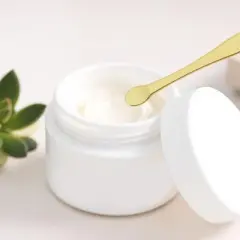 Unique Bargains Hangable Large Handle Mini Makeup Cosmetic Spoon 2 Pcs