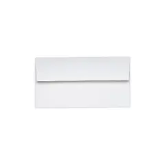 LUX Photo Greeting Invitation Envelopes (4 3/8 x 8 1/4) 50/Pack 70lb. Bright White (PHGC1-50)