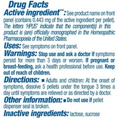 Histaminum Hydrochloricum 6C by Boiron Homeopathic Single Medicine For Allergy  -  1 Tube Pellet
