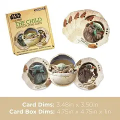 Aquarius Puzzles Star Wars The Mandalorian The Child Shaped Playing Cards