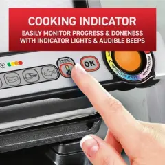 T-Fal OptiGrill Indoor Electric Grill with Removable, Dishwasher Safe Nonstick Plates