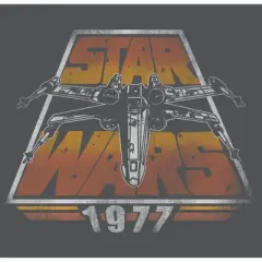 Men's Star Wars 1977 Time Warp  T-Shirt - Charcoal Heather - 4X Big Tall