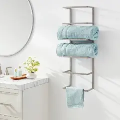Towel Wall Storage Cabinet Brushed Nickel Metal - Brightroom&trade;