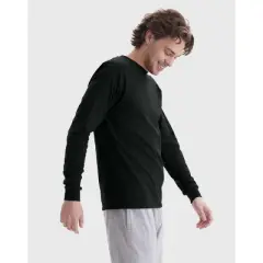 Hanes Beefy Men's Long Sleeve T-Shirt, Cotton