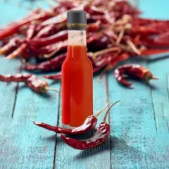 Cornucopia Brands-3oz Mini Hot Sauce Bottles with Red Caps 24pk