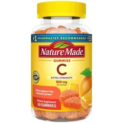 Nature Made Extra Strength Dosage Immune Support Vitamin Gumimes with Vitamin C 500mg Per Serving - 60ct