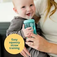 The First Years 7oz Squeeze and Sip Straw Cup - 2pk