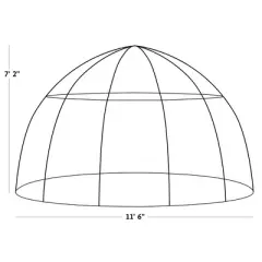 Tierra Garden Sunbubble - Walk-In Greenhouse