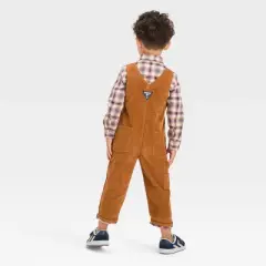 OshKosh B'gosh Toddler Boys' Corduroy Overalls - Brown
