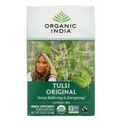 Organic India Tulsi Original Tea - Case of 6/18 Bags