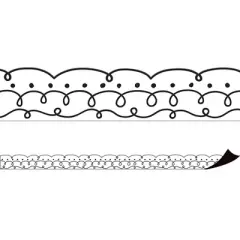 Teacher Created Resources&reg; Squiggles and Dots Magnetic Border, 24 Feet