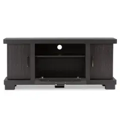 Viveka 2 Door TV Stand for TVs up to 46" Dark Brown - Baxton Studio