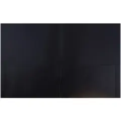 JAM 6pk POP 2 Pocket School Presentation Plastic Folders Black