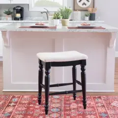 Marino Backless Counter Height Barstool Wood - LInon