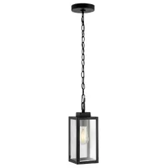 Clemens 5" Outdoor Pendant - PLT4019 - Black - Safavieh